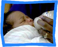 Baby bottle feeding